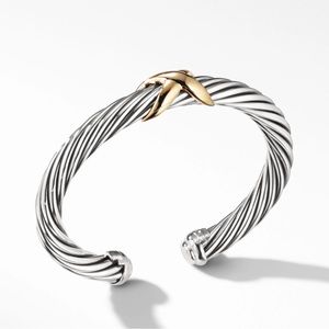 David Yurman 7mm X station bracelet from the Cable Collection